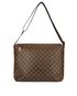 GM Brooklyn Damier Ebene Messenger Bag, back view